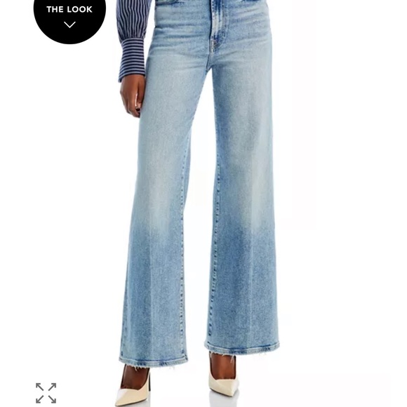 7 For All Mankind Light Blue High Rise Women's Jeans - Picture 4 of 6